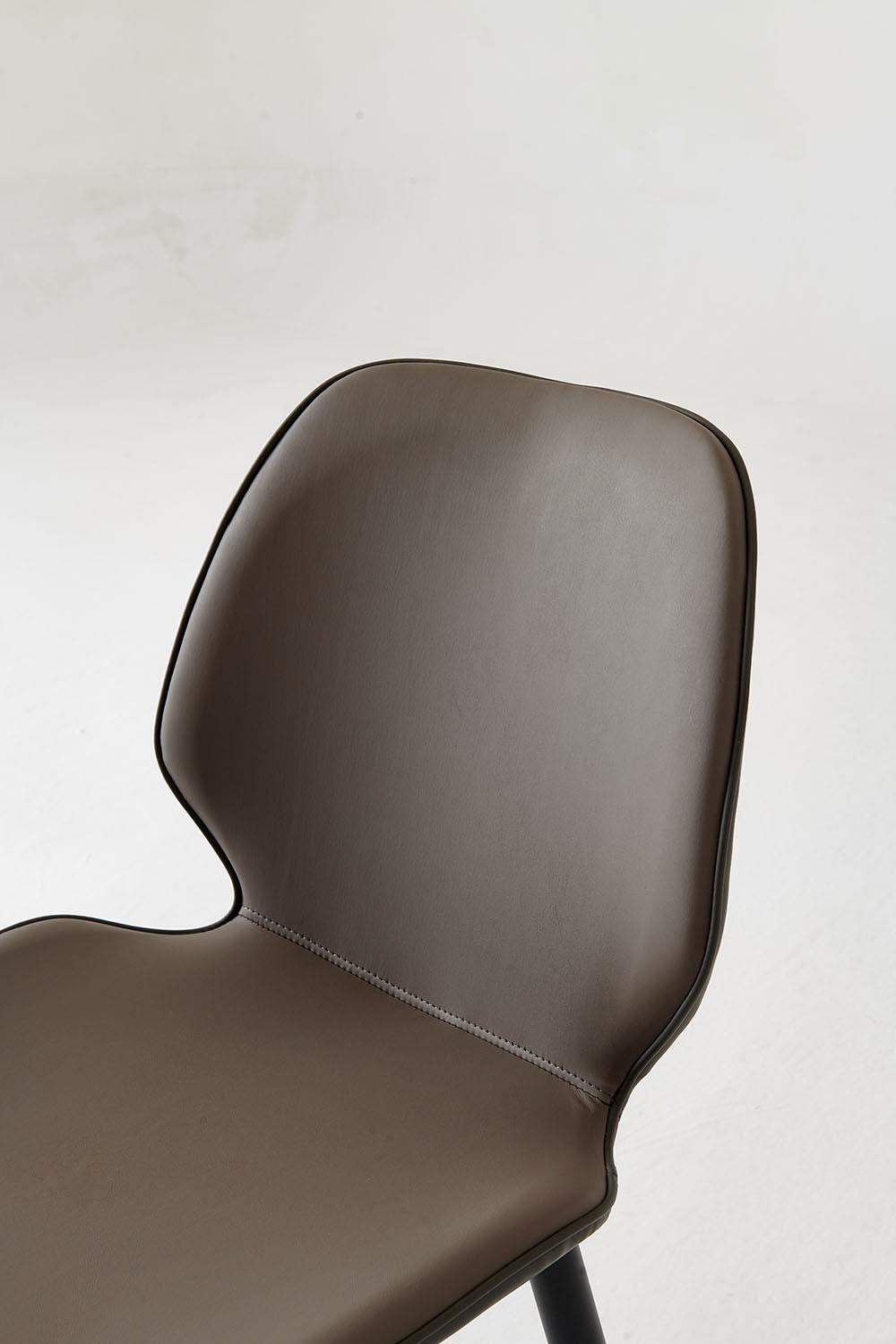 Home Furniture Modern Brown Shell-Shaped Office Chair