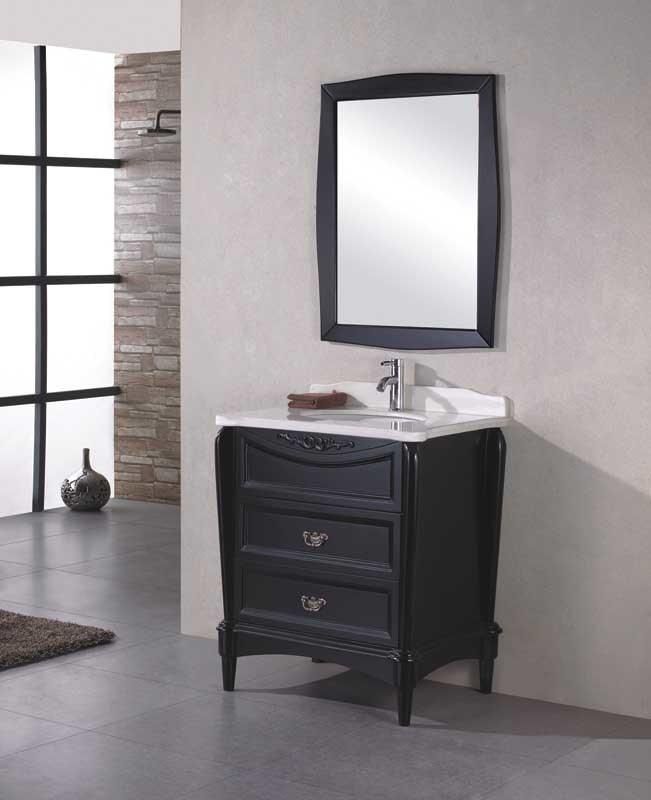 Modern America Solid Wooden Bathroom Cabinet Furniture