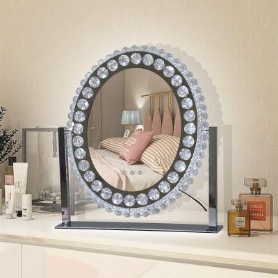 Wholesale Crystal Hollywood Mirror with Light LED Makeup Vanity Mirror