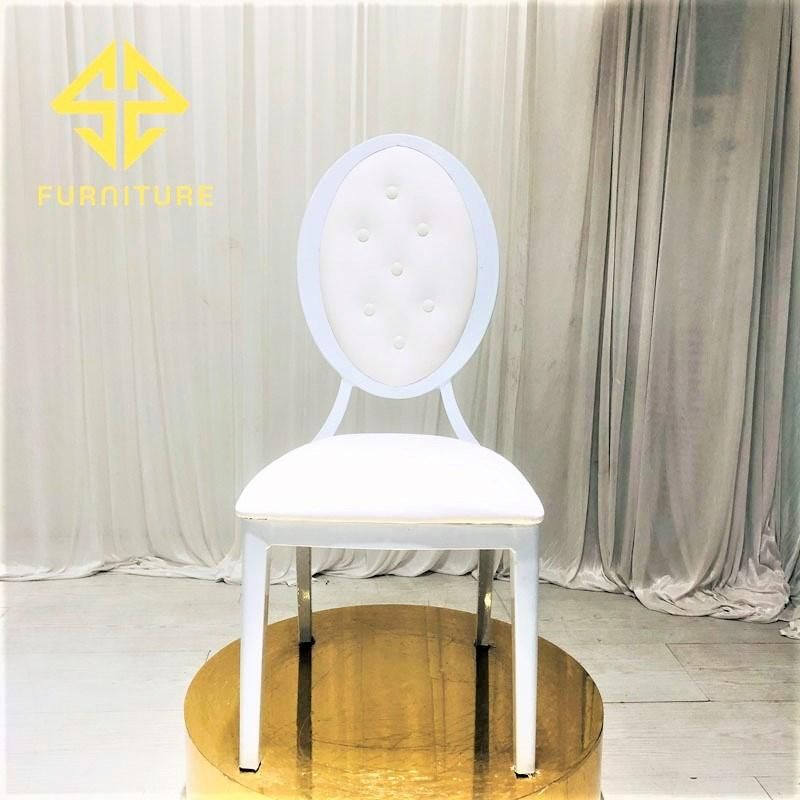 2021 Hot Sale Modern White Resin Wedding Ghost Chair for Banquet Use