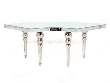 Event Cake Table Restaurant Hotel Dining Wedding Round Banquet Table for Sale