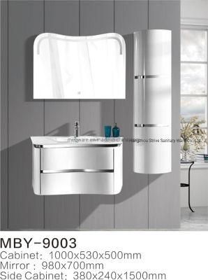 Bathroom Wash Basin Mirror Cabinet Wall Mounted with LED Light