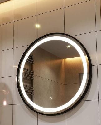 Bathroom LED Mirror Light Round Mirror Light Vanity LED Makeup Mirror with Matel Frame for Optional