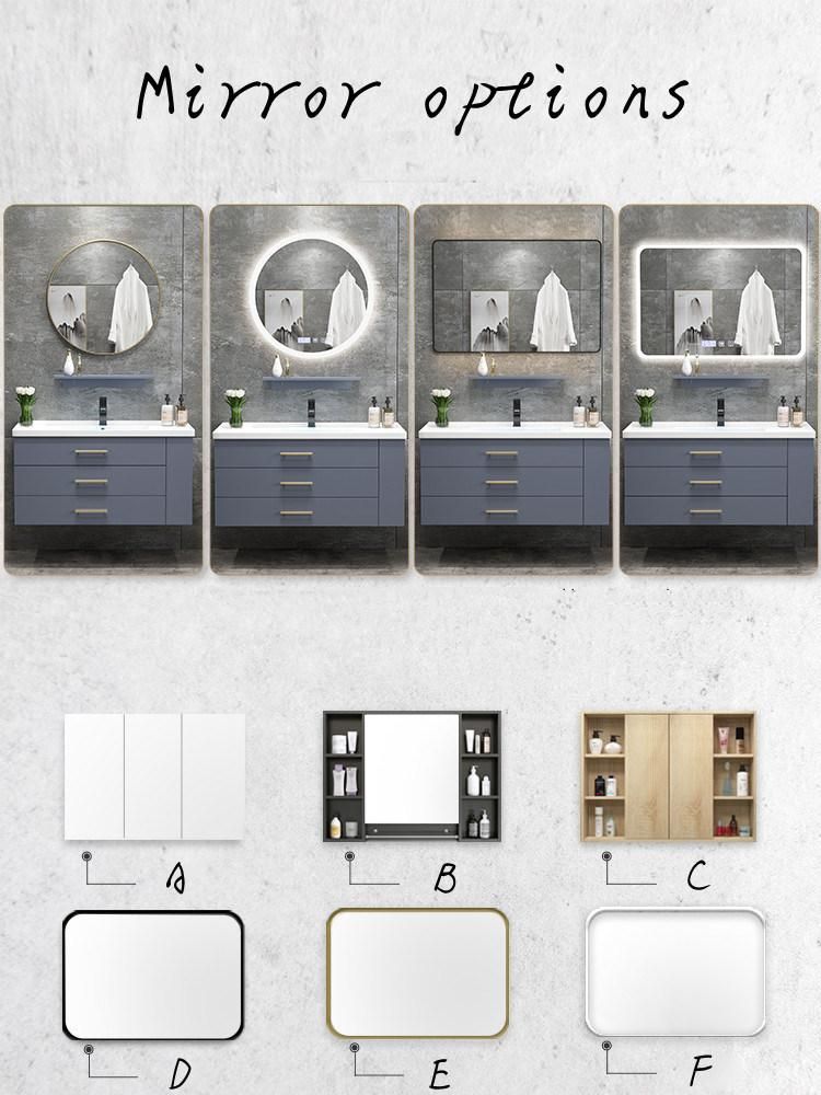 High Quality Bathroom Furniture Hang in The Airc Bathroom Cabinet with Mirror