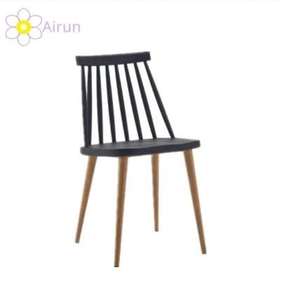 Modern Windsor Chair Restaurant Dining Metal Plastic Chairs