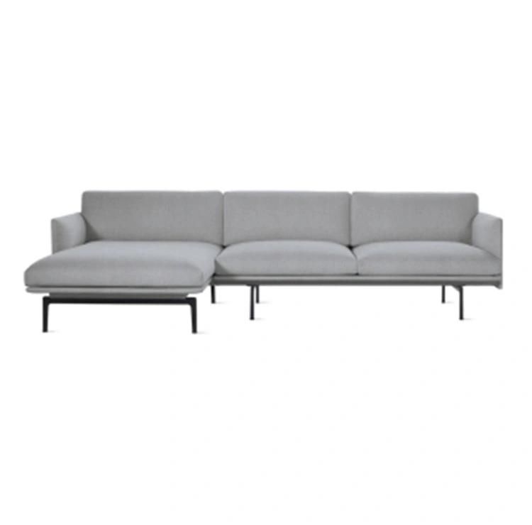 Italian Modern Couch Set Design Living Room Big Luxury Sectional Linen Upholstery Fabric Sofa