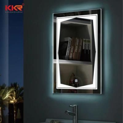 LED Lighted Bathroom Mirror Dimmable Touch Switch Anti-Fog Mirror