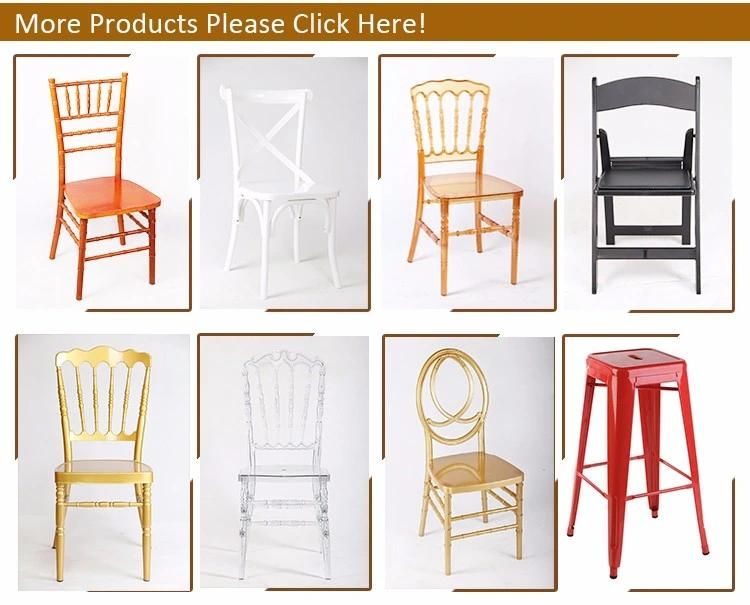 Silver Color Acrylic PC Resin Chiavari Chair Rental Dining Furniture