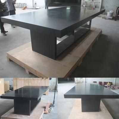 White Black Color with Power Socket Meeting Conference Table for Sale