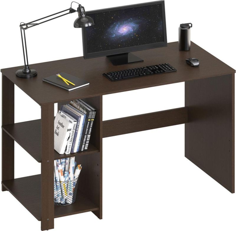 Home Office Computer Desk with Shelves