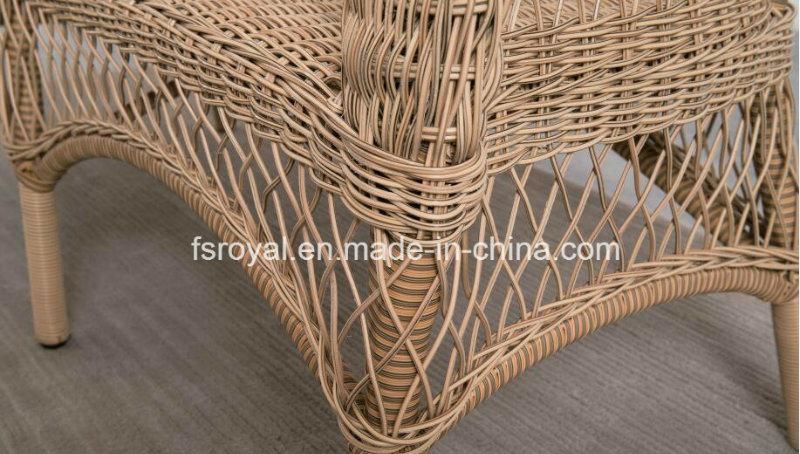 Chinese Modern Leisure Outdoor Garden Patio Restaurant Home Living Room Wooden Table Wicker Rattan Sofa Aluminum Interior Pool Side Dining Furniture