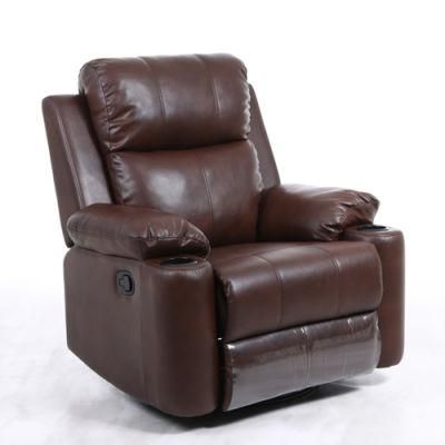 Modern Leisure Living Room Home Furniture Manual Recliner Lazy Boy Sofa TV Chair Leather Office Sofa