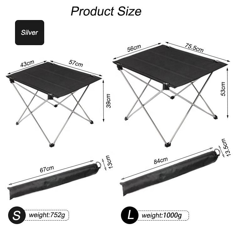 Portable Lightweight Mini Aluminum Hiking Table