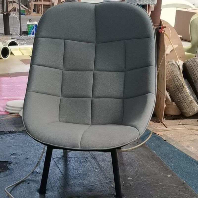 High Back Home Living Room Chair Designer Furniture Modern Fabric Single Lounge Sofa Chair