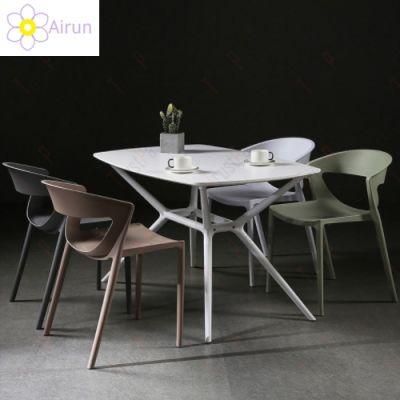 Wholesale China Furniture Stackable Plastic Outdoor Garden Dining Coffee Chair