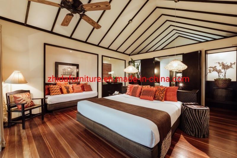 Double Suite Bedding Room Furniture for 4 Star Beach Resort Hotel with Modern Design