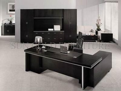 Foshan Modern Black Executive Desk Office Furniture (SZ-OD011)