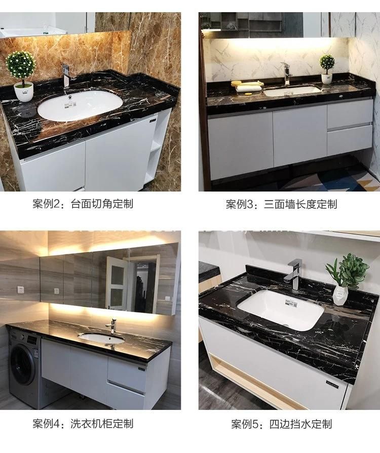 Foshan Furniture Modern Simple Style Bathroom Cabinet Wall Hung Bathroom Cabinet Home Furniture