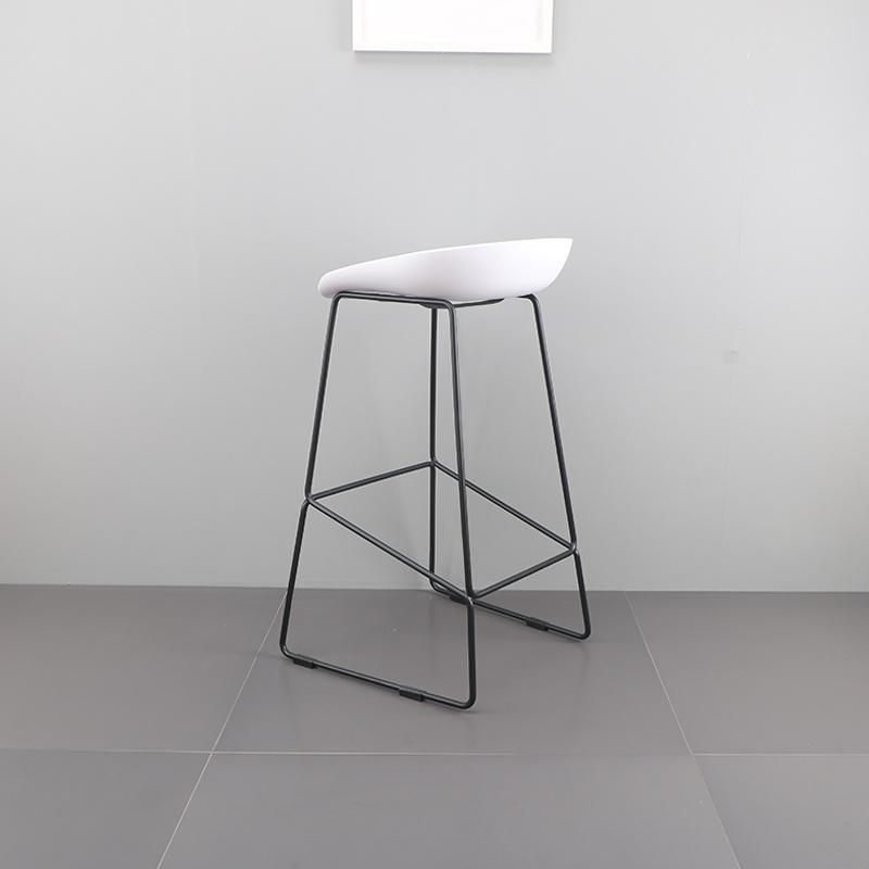 Modern Furniture Reception Office Stainless Steel Restaurant Plastic Chair