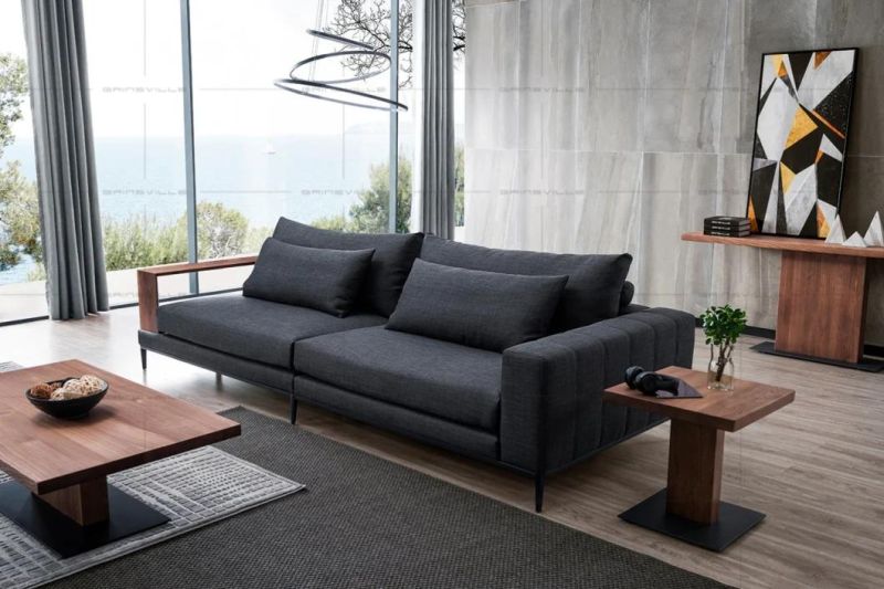 China Manufacturer Latest Newly Modern Furniture Genuine Fabric Sofa Furniture in Home Furniture GS9007