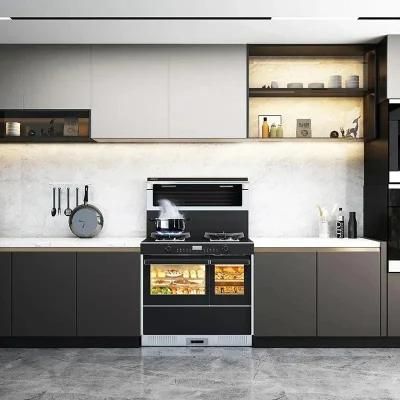 Modern Melamine Kitchen Cabinet for Home Villa Apartment From Factory