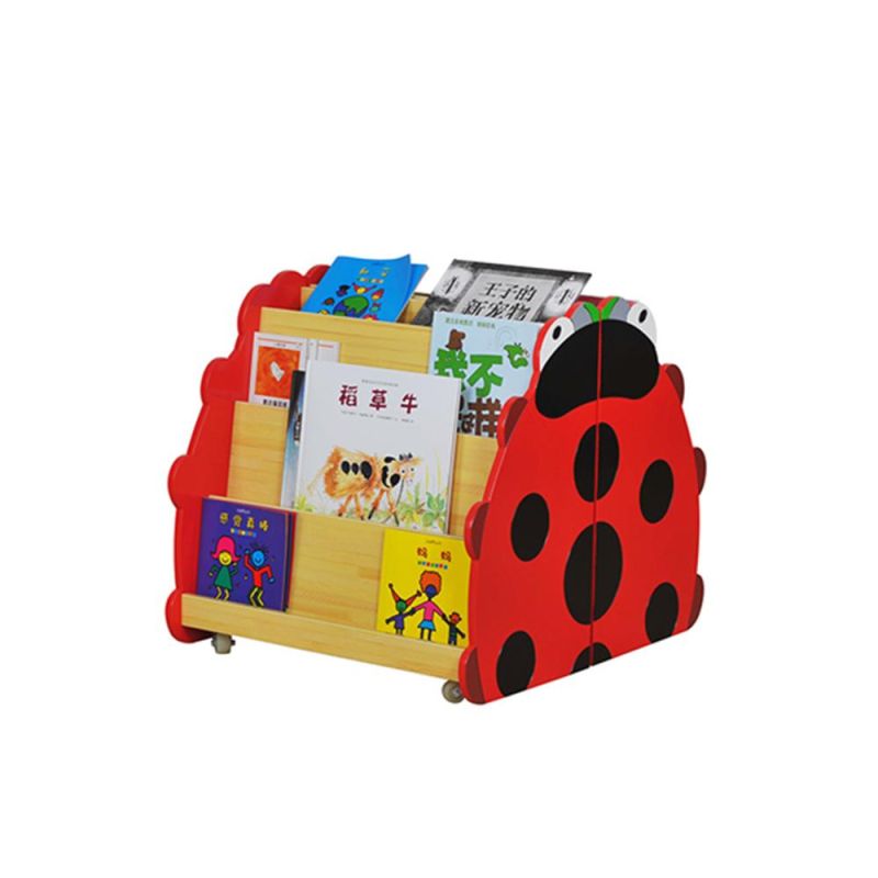 Children Bookcase, Preschool and Kindergarten Wooden Modern Bookcase, Modern Library Furniture Bookcase, Kids Books School Kids Storage Display Shelf Bookcase