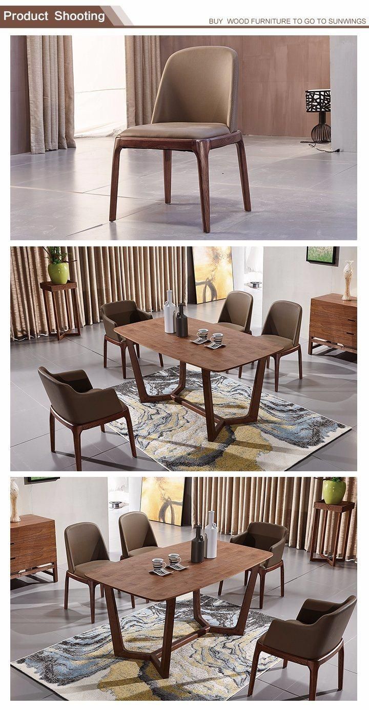 Modern Dining Room Furniture Restaurant Ash Solid Wood Dining Chair