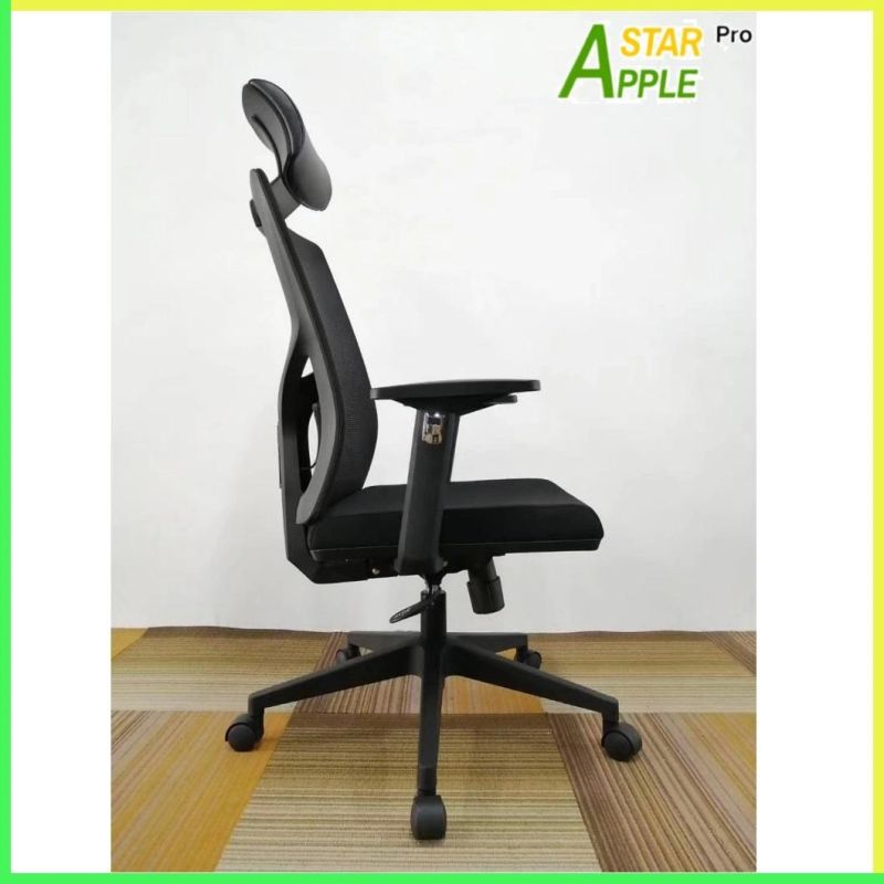 Modern Furniture Leather Headrest as-C2075 Swivel Folding Office Boss Chair