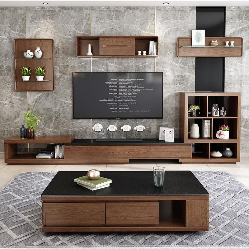 Modern Home Furniture Living Room Center Wall TV Cabinet Coffee Table Wooden Hotel Office Living Room Home Furniture