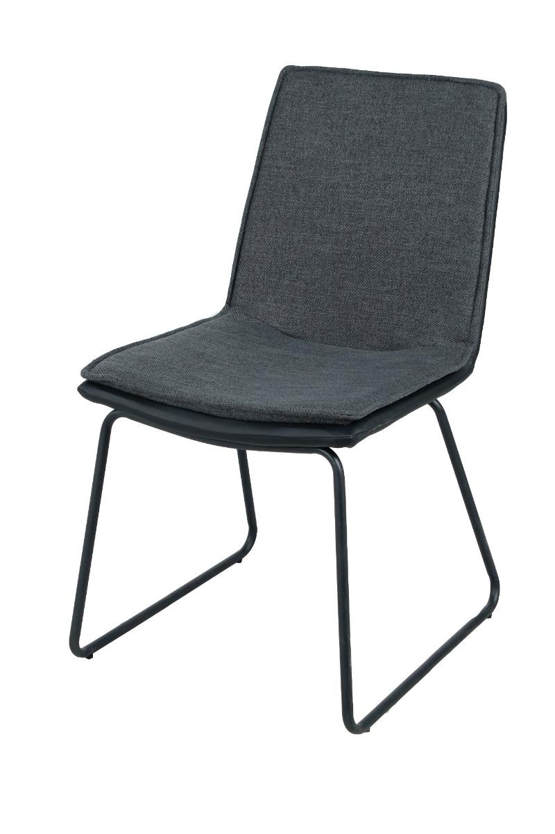 Modern Design Elegant Style Fabric Office Home Chrome Legs Dining Chair