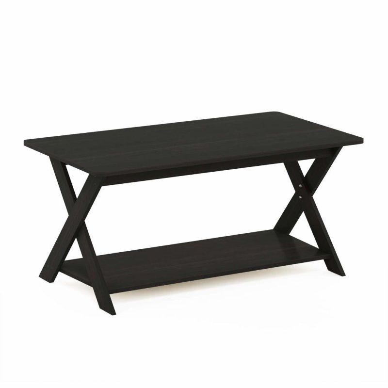 Modern Simple Coffee Table, Espresso