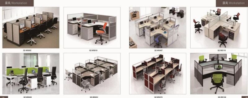 Modern Wave Workstations Muti Person S Office Cabin Partition (SZ-WS546)