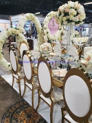 White Comfortable Festival Wedding and Event Gold Chairs Hotel Bedroom Furniture Sets