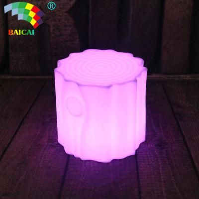 LED Tree Stump Patio Furniture