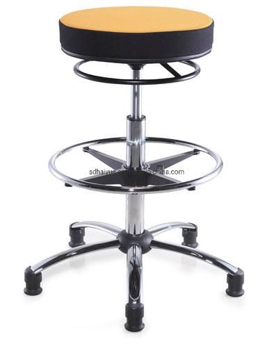 Round Seat High Bar Stool with Footring Bar Chair