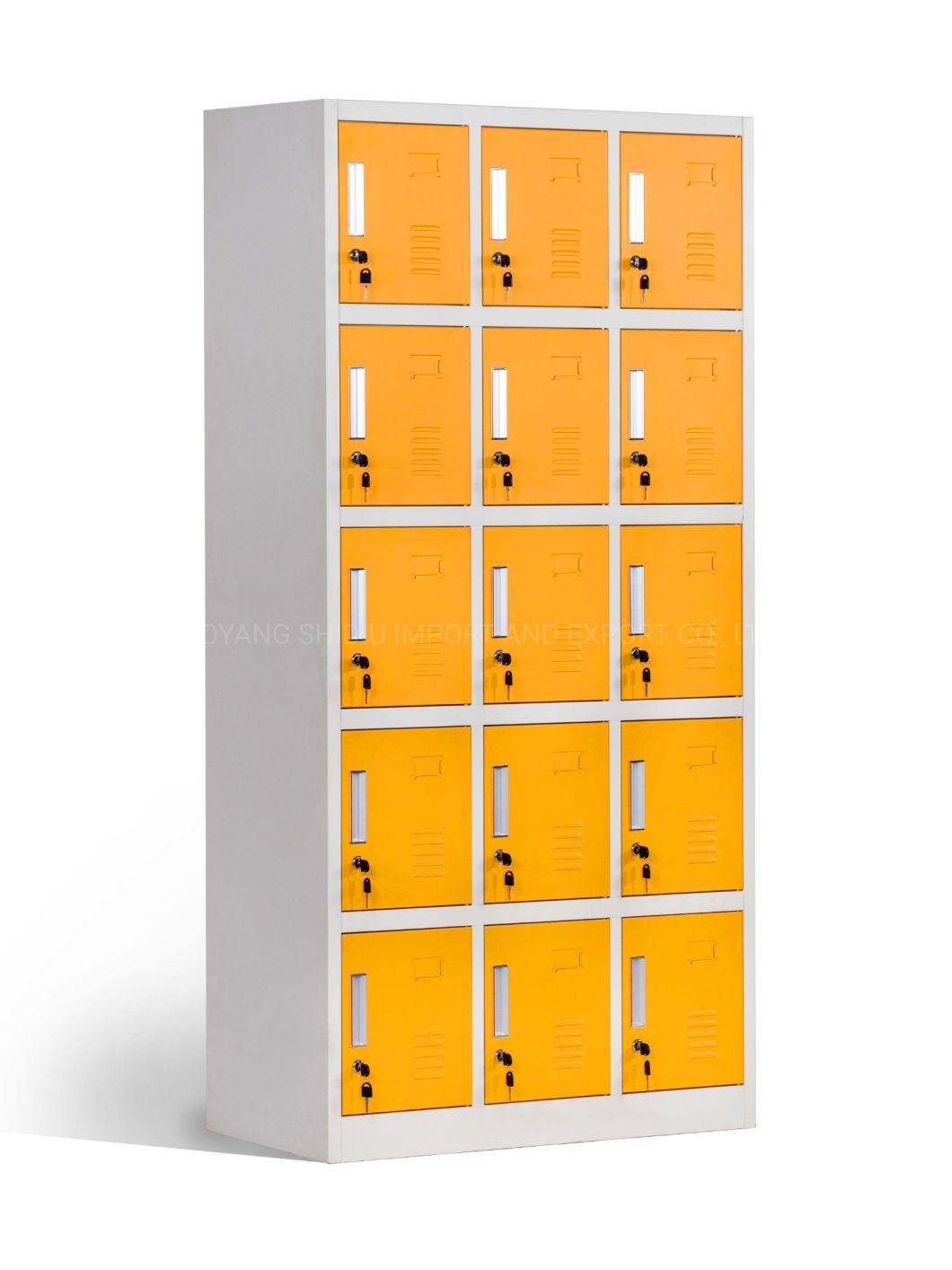 Metal Colored Tall Storage Box Tool Lockers for Public Area