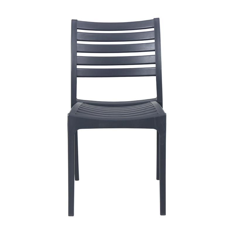 Wholesale Outdoor Furniture Modern Style Garden Furniture Joplin Plastic Chair Eco-Friendly PP Armless Dining Chair