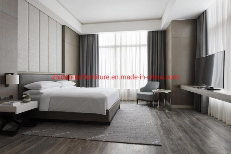 Dubai Solid Wood Event Luxury Modern MDF 3 Star Hotel Bedroom Furniture