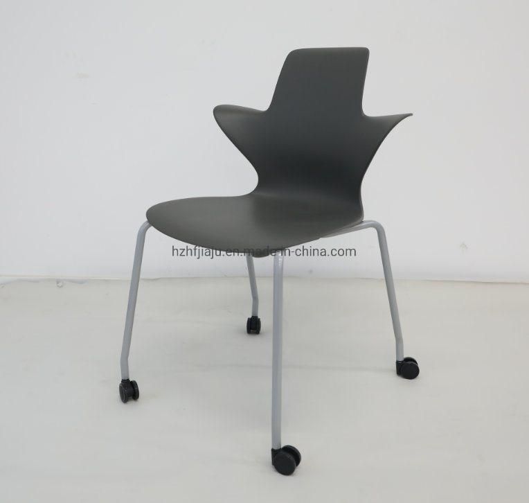 ANSI/BIFMA Standard Movable Plastic Swivel Modern Dining Fruniture Chair