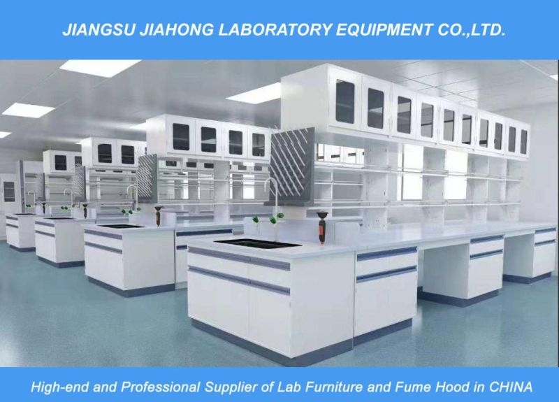 Newest All Steel Work Top Laboratory Furniture Bench Modern Lab Desk Jh-SL092