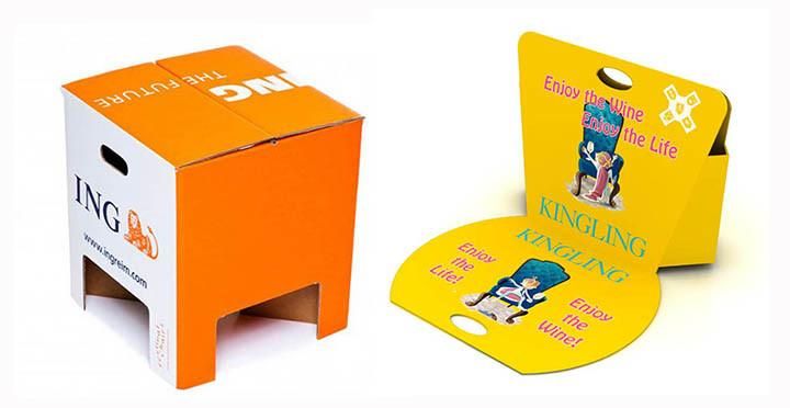 Multi Purpose Chair Box Cardboard Festival Chair for All Events and Activities