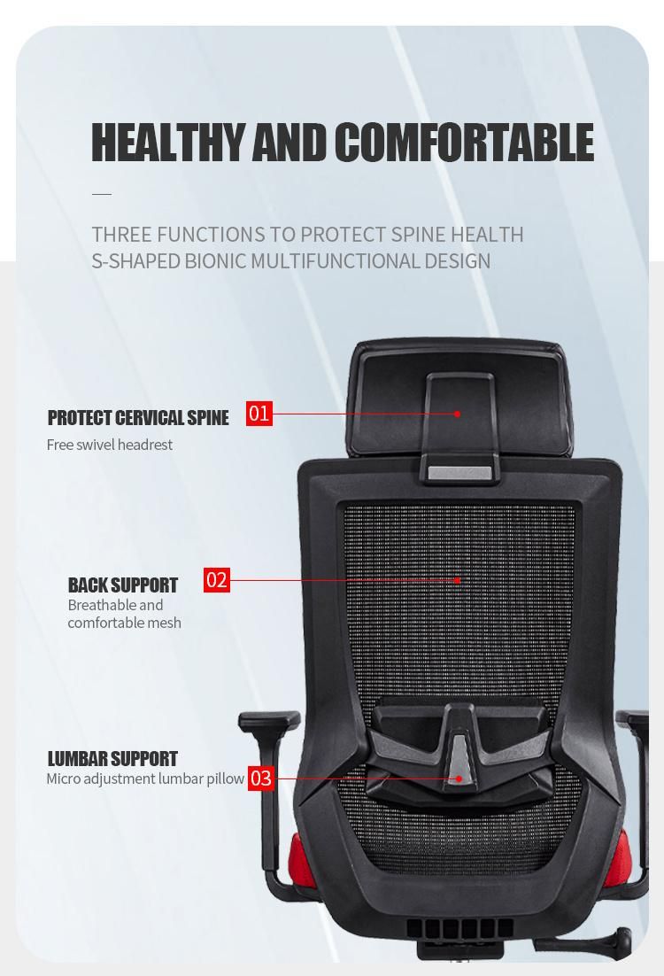 Foshan Furniture Market Price Home Swivel Executive Mesh Barber Office Chair