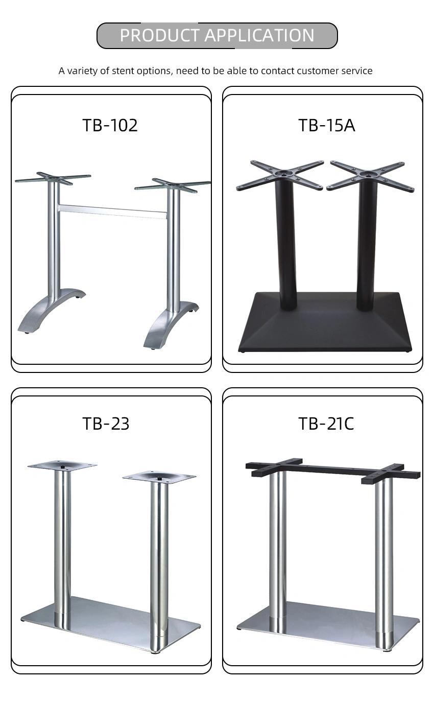 Modern Restaurant Furniture Metal Frame Marble Coffee Table