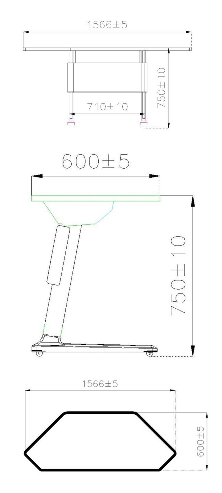 University High School Classroom Conference Meeting Folding Training Table