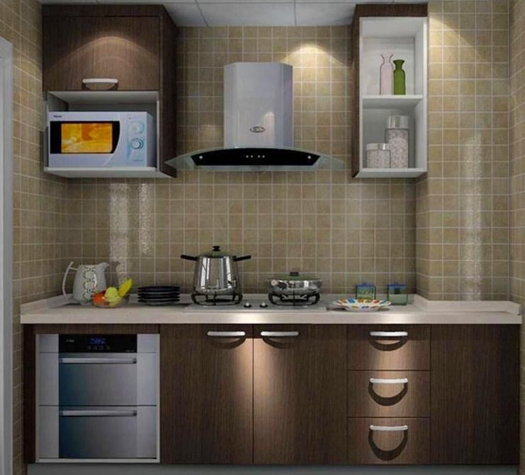 Hot Sale Modern Style PVC Door Kitchen Cabinet