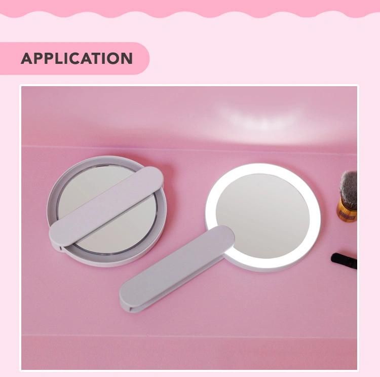 New Design Portable LED Mini Makeup Mirror