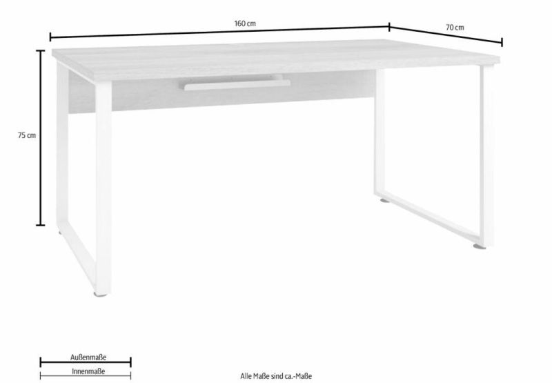 Mobile Computer Desk, Modern Wooden Computer Table