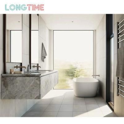 Modern Wall Mounted Waterproof Hotel Surface Artificial Quartz Granite Laminate Marble Bathroom Cabinet