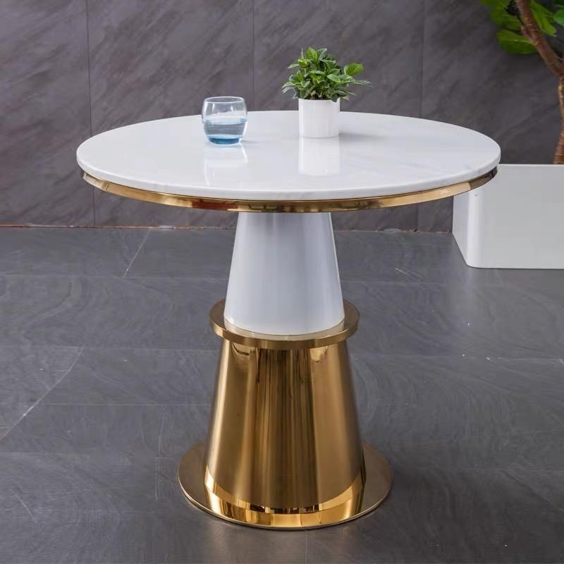 Modern Office Furniture Stainless Steel Marble Conference Meeting Table