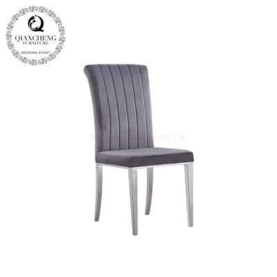 Dining Room Furniture Modern Hotel Dining Chair Silver Restaurant Ding Table and Dining Chair